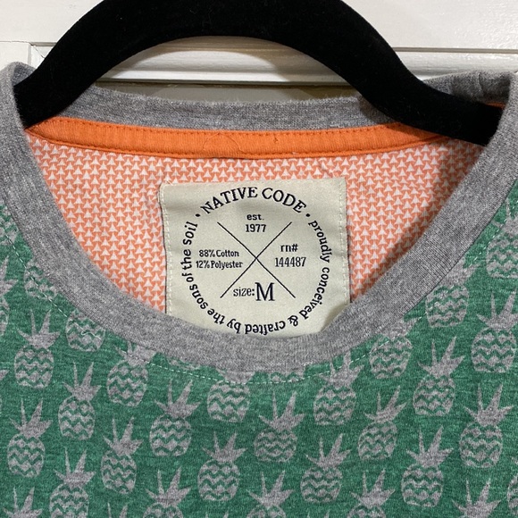 Native Code šPineapple Shirt - Picture 3 of 6